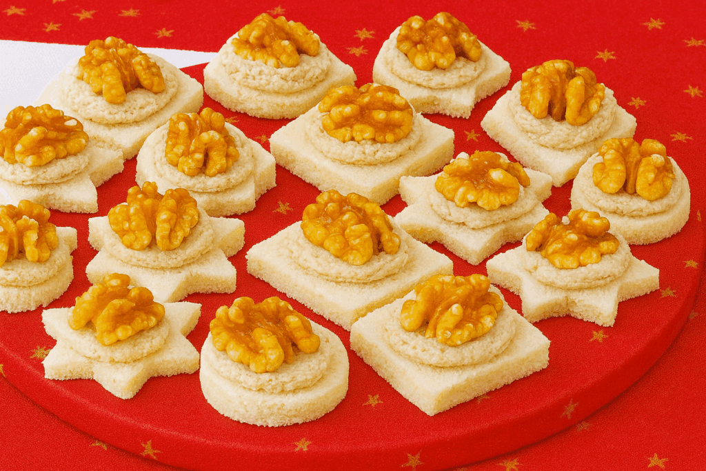 L’antipasto più elegante delle feste… ma pronto in 10 minuti: tartine alle noci cremose che spariscono in un attimo!