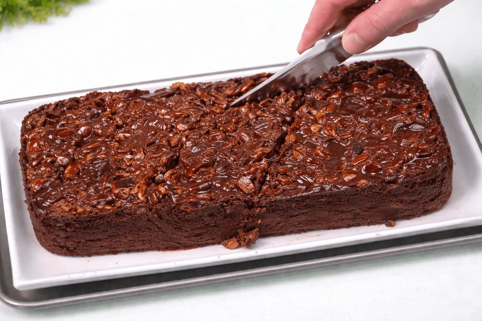 Plumcake di ceci e cioccolato