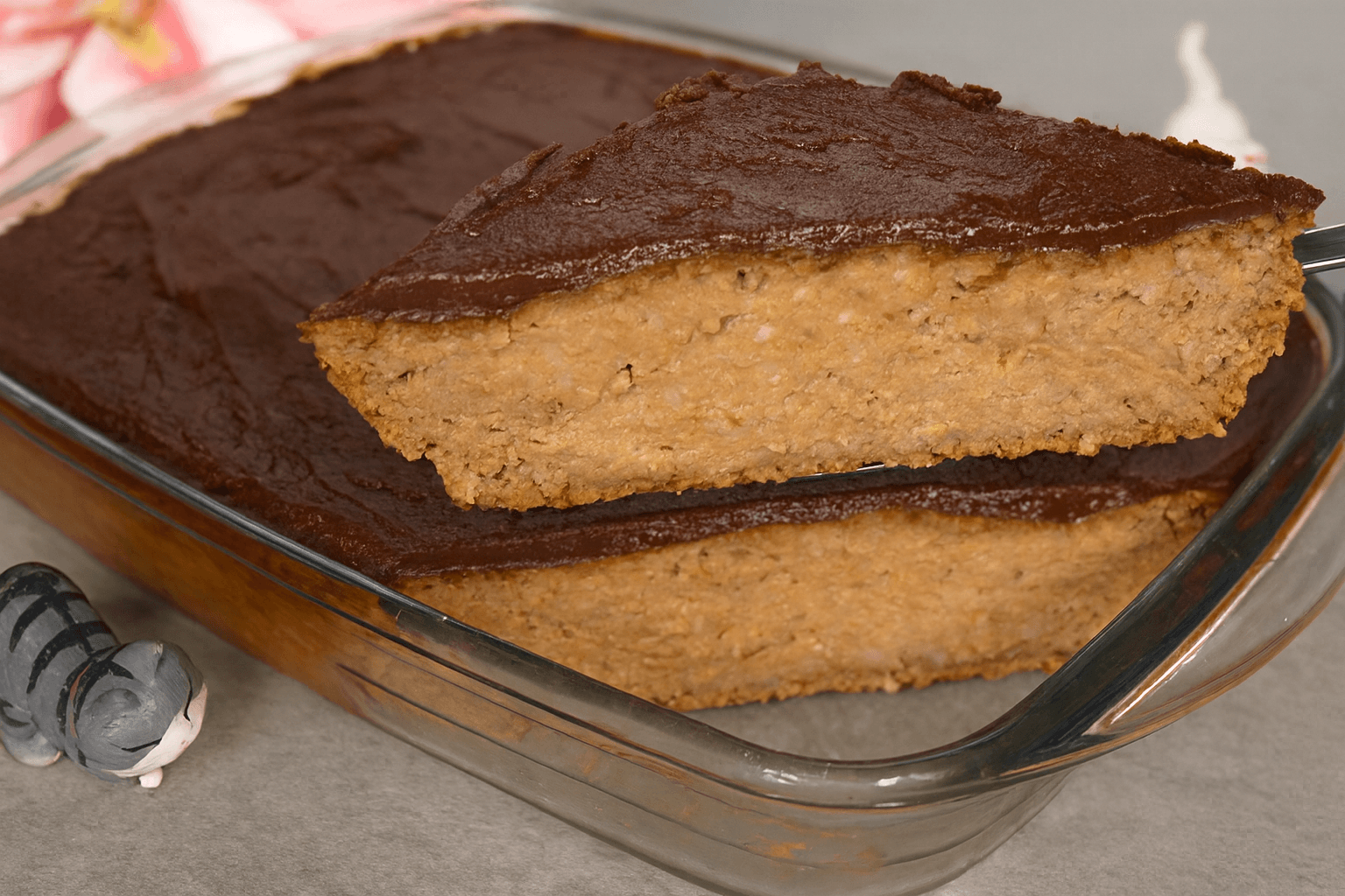 Torta di avena e cioccolato