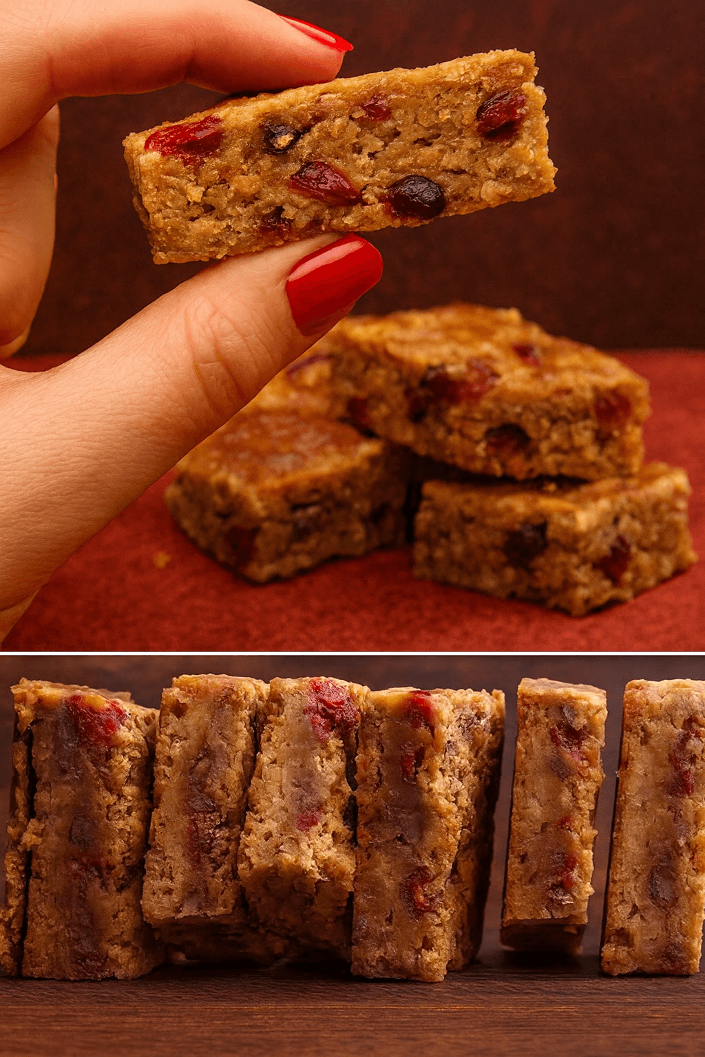 Torta di avena e frutta