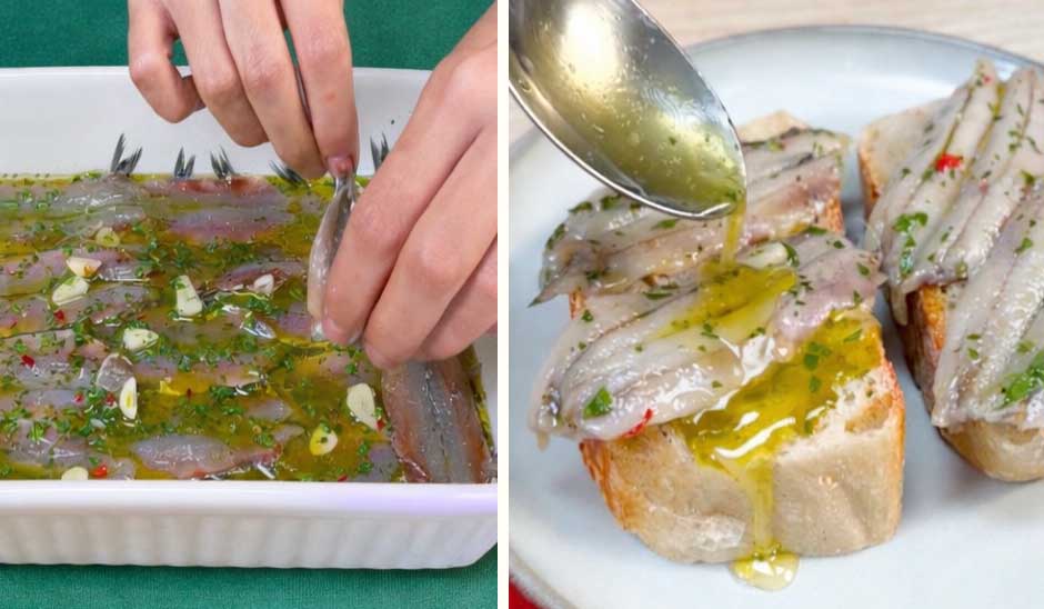 L’antipasto di Natale che preparo ogni anno senza stress: alici marinate fresche, profumate e sempre apprezzate da tutti