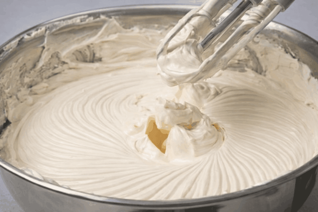 La crema più leggera che uso per farcire le torte e ottima per panettoni e pandori: senza uova, velocissima e così buona che sembra panna montata!