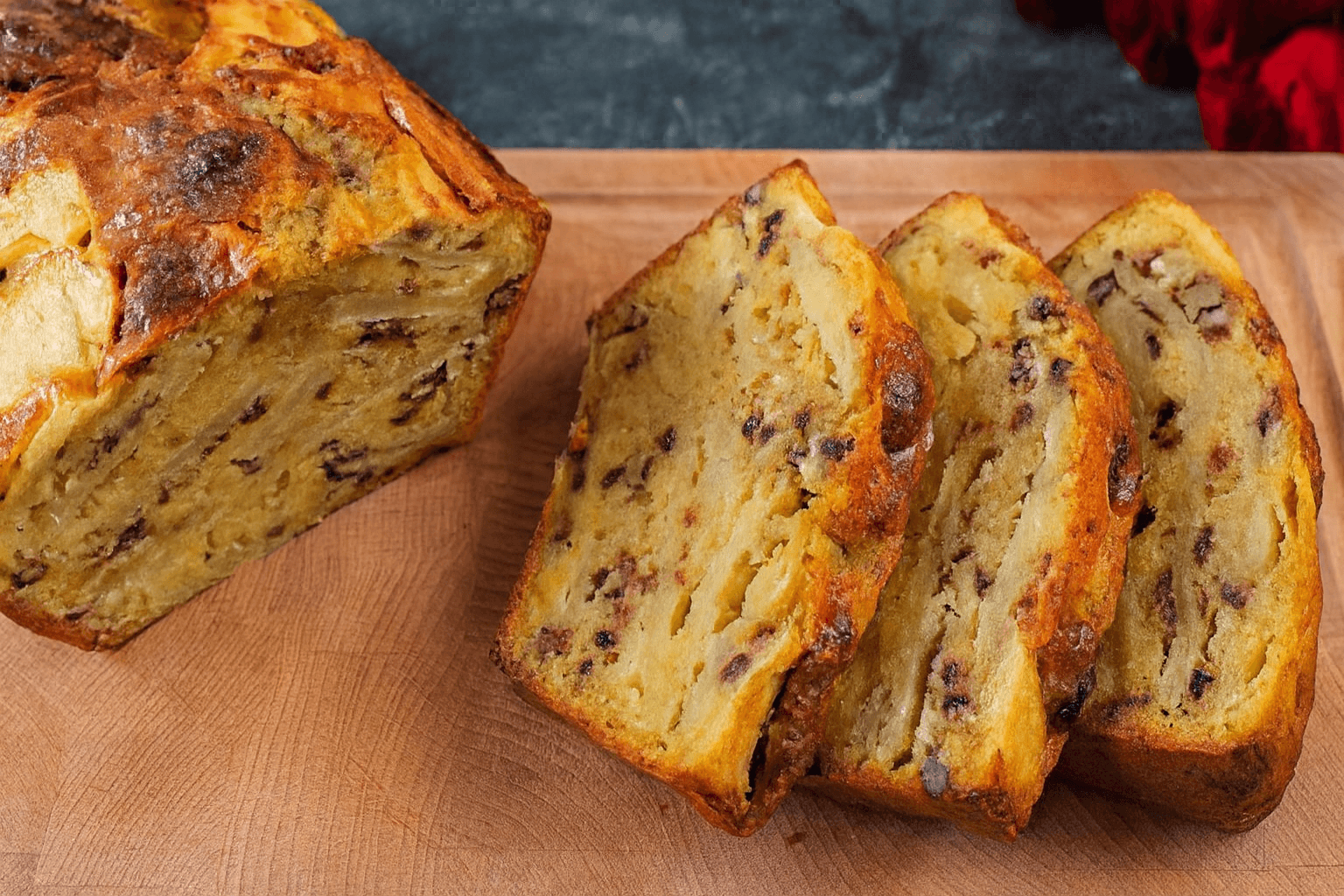 Plumcake di mele e noci