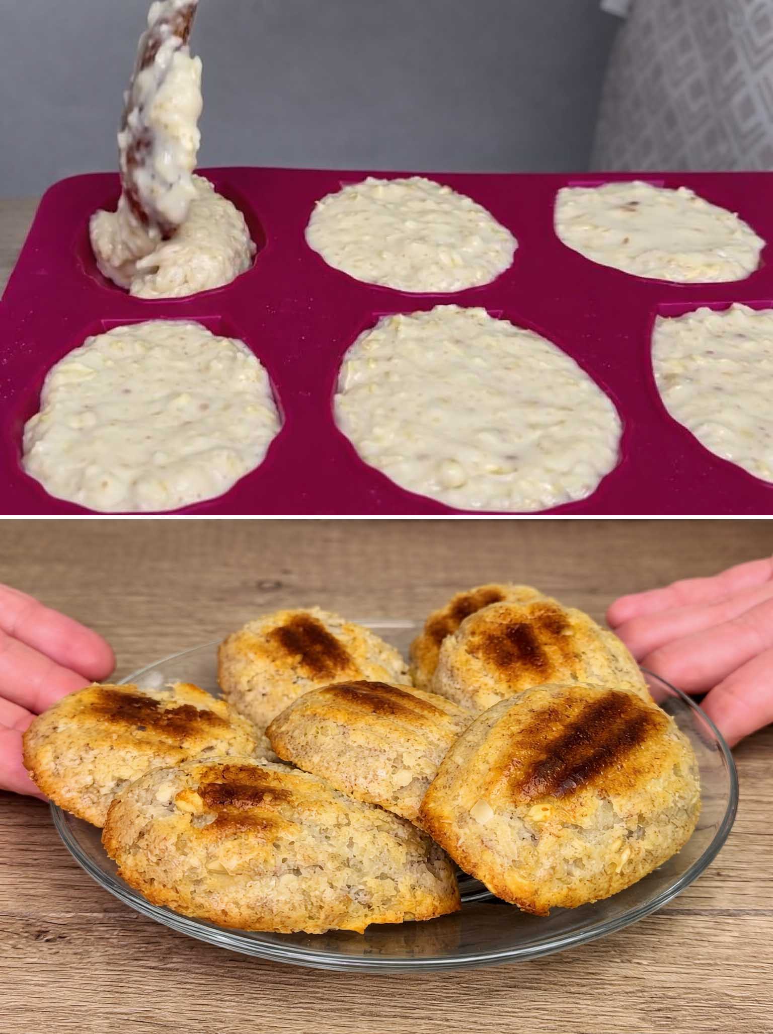 Muffin di avena e frutta