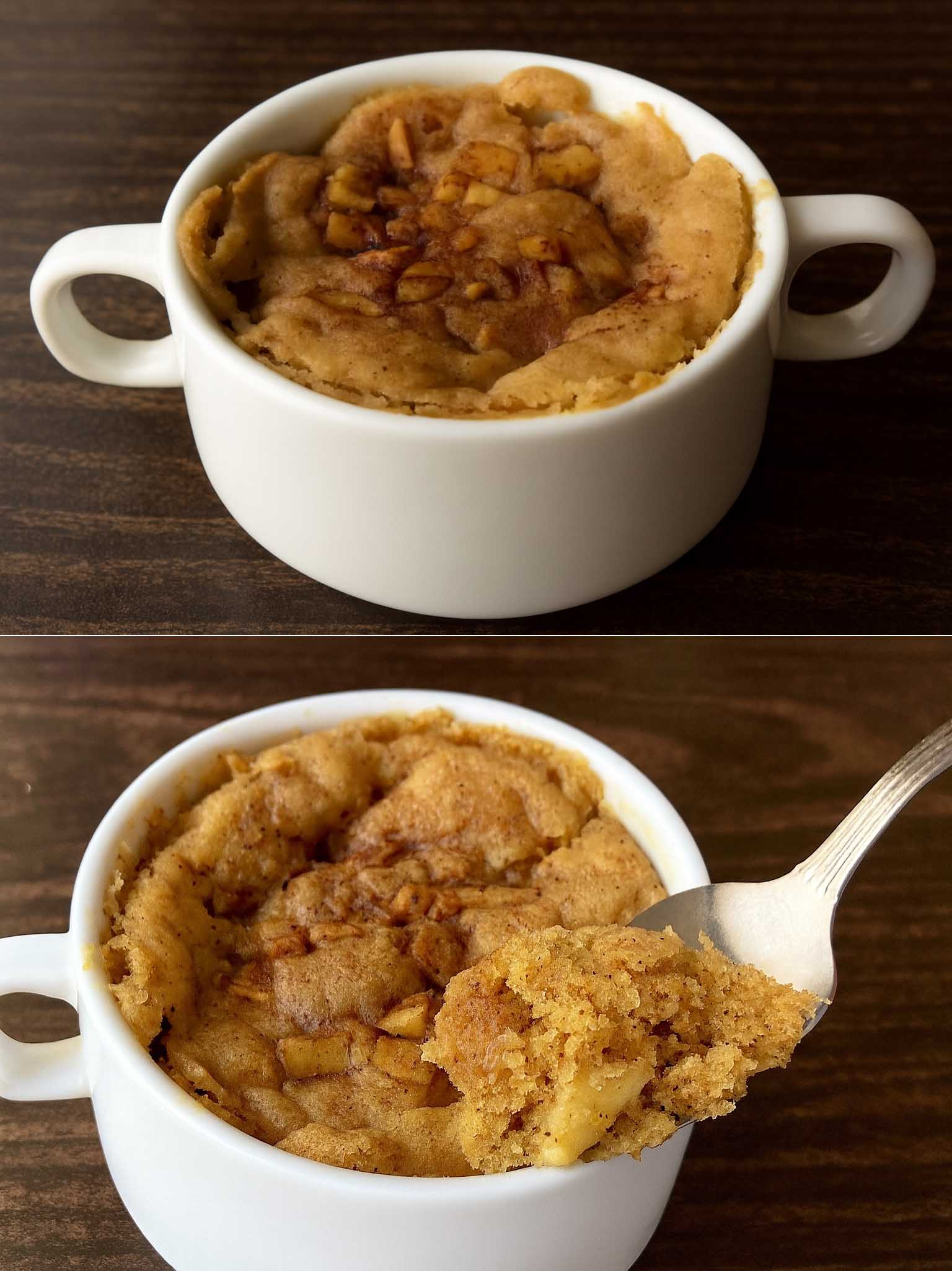 Mug cake di mele
