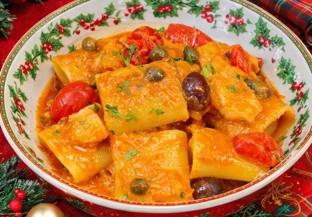 Quando voglio fare un figurone senza stress preparo questo in meno di mezz’ora: paccheri al baccalà facili, veloci e da leccarsi i baffi!