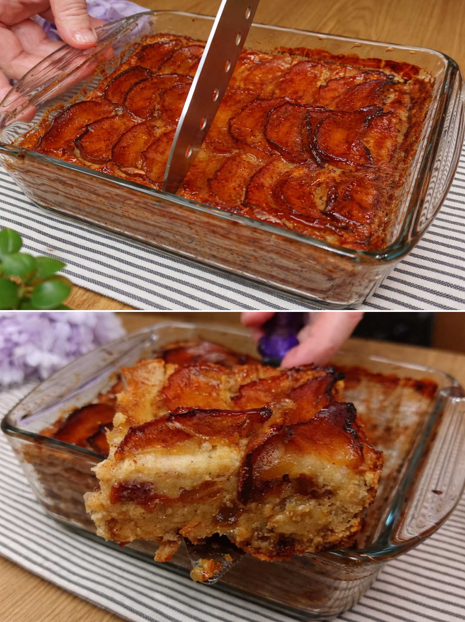 Torta di avena e frutta 