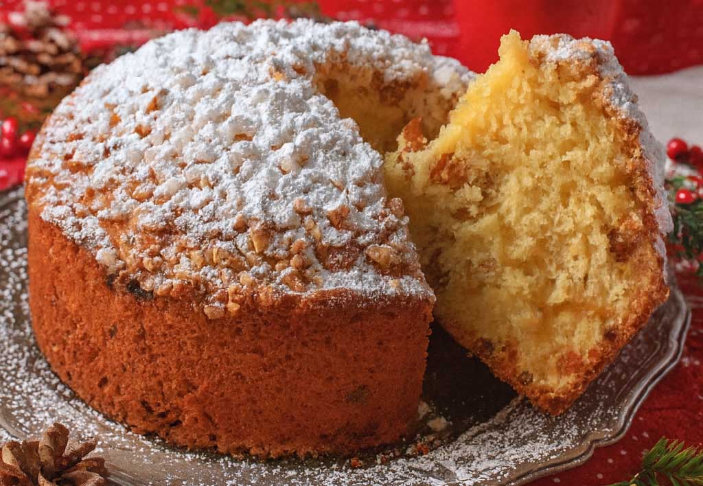 Quando non voglio mangiare i panettoni industriali, faccio questa torta-panettone: semplice, più sana e con un profumo di arancia che fa impazzire tutti