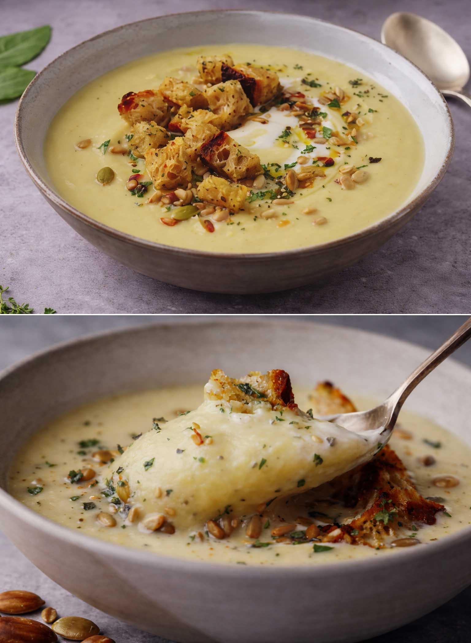 Zuppa di cavolfiore