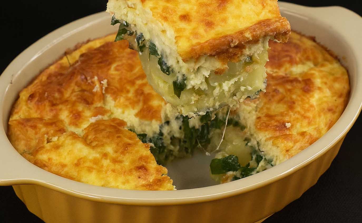 Sformato di spinaci e patate