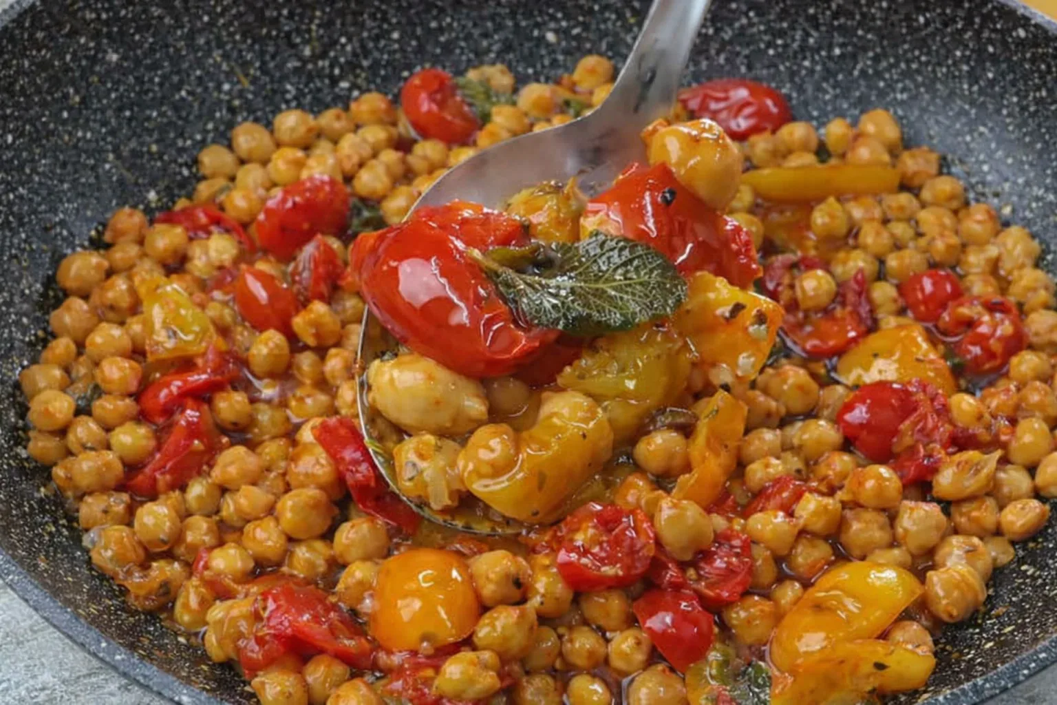 Ceci in padella