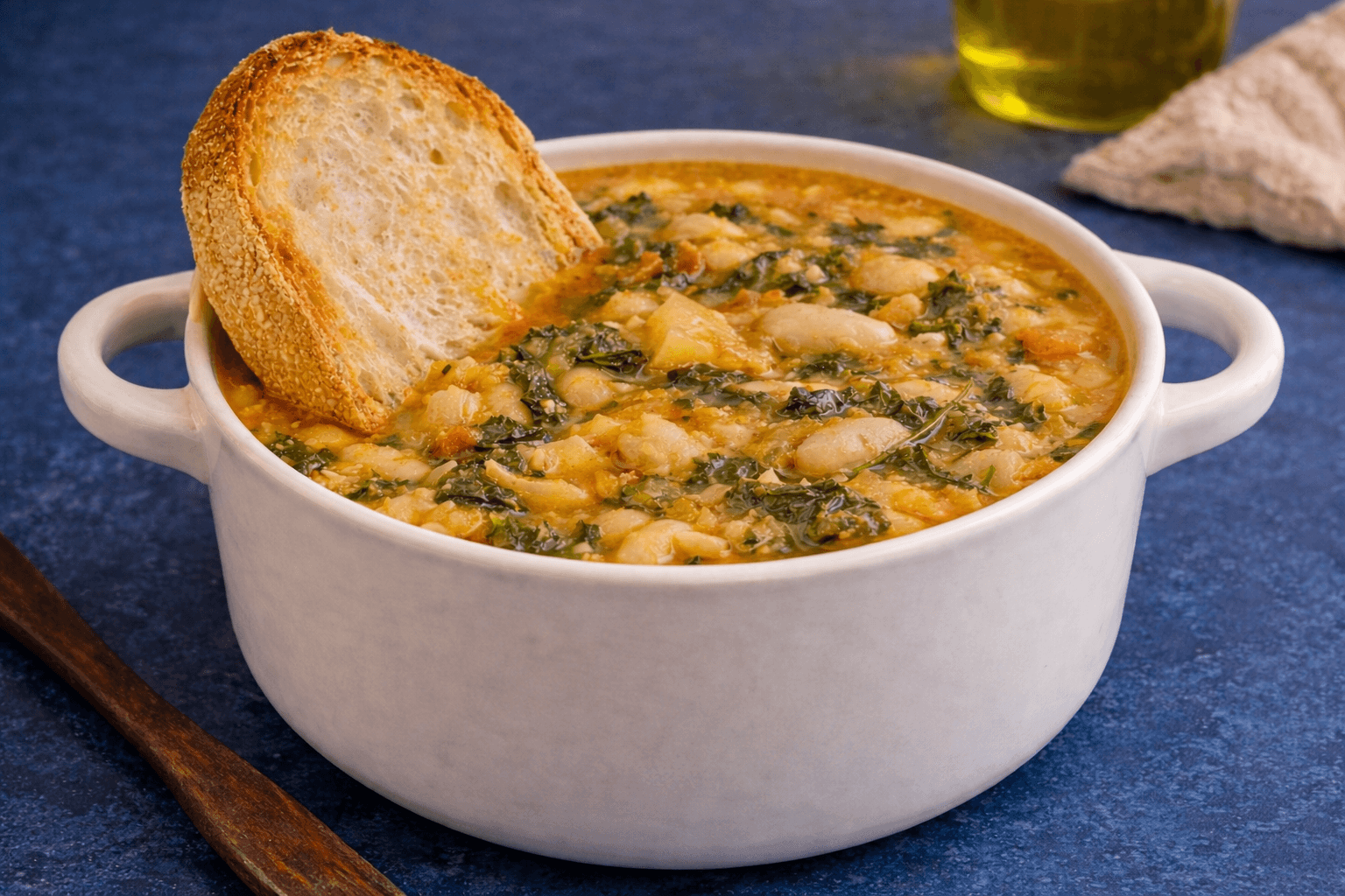 Zuppa di cavolo e legumi