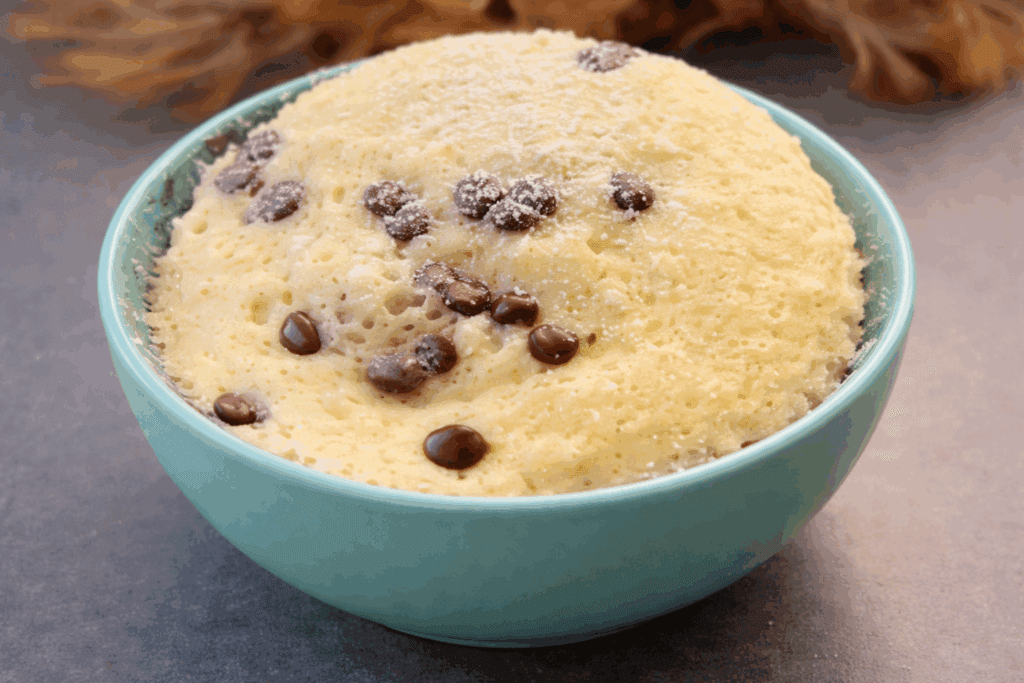 Quando ho 10 minuti scarsi per fare colazione, questa torta in tazza mi salva sempre: la cuocio in 3 minuti, è la soluzione più furba che conosco!