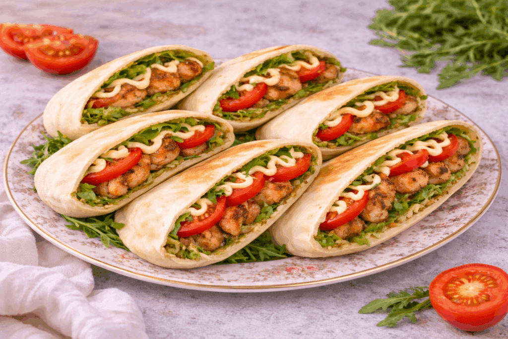 Quando ho voglia di pane morbido da farcire, preparo sempre questo pane pita che si cuoce in 5 minuti in padella: è leggero e lo riempio come voglio!