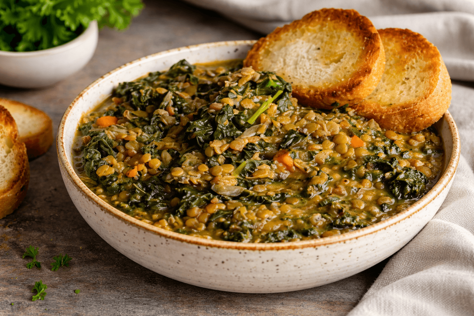 Zuppa di lenticchie e cavolo