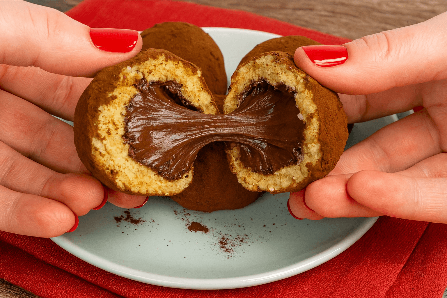 Tartufini di pandoro al cioccolato