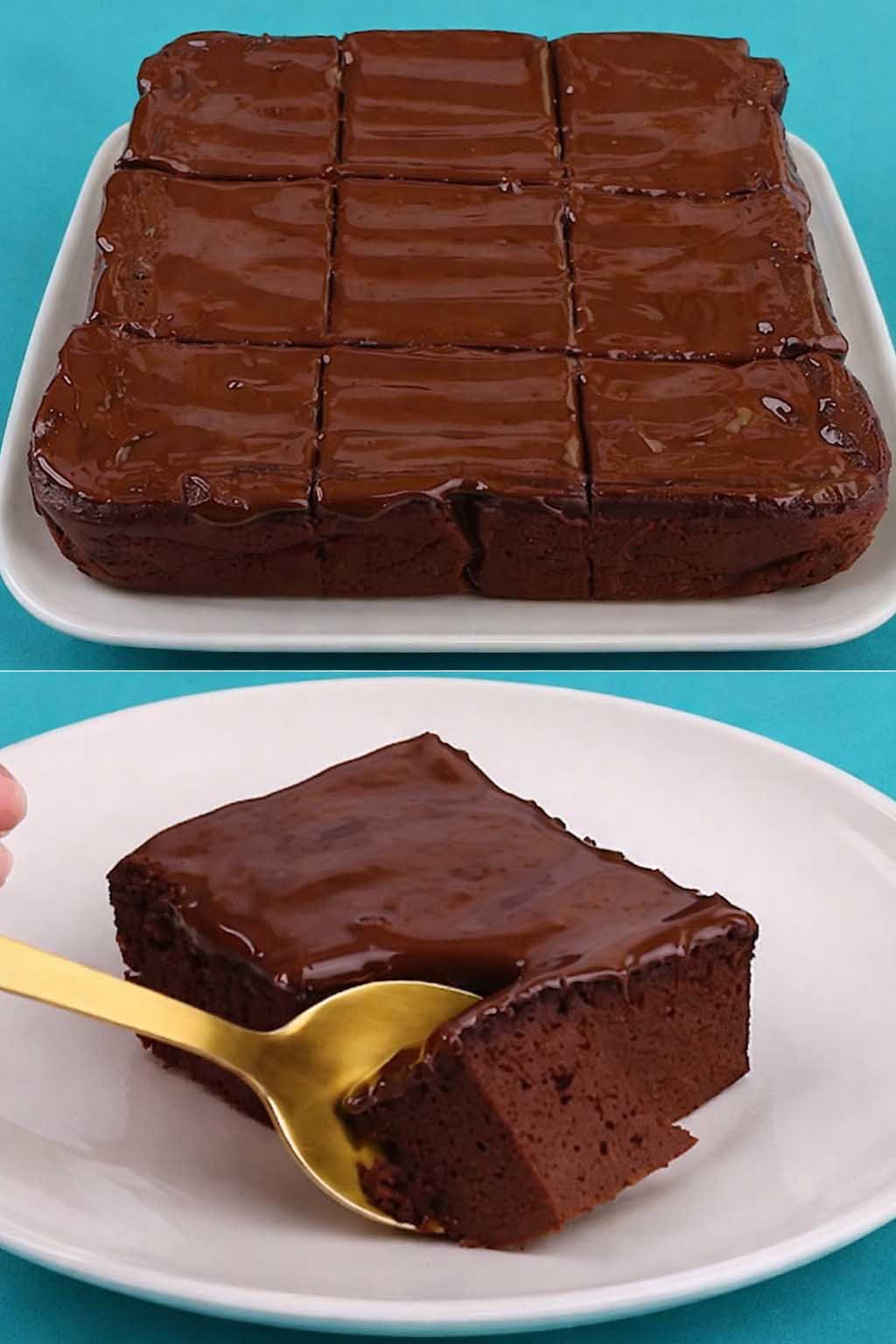 Brownies mela e cioccolato