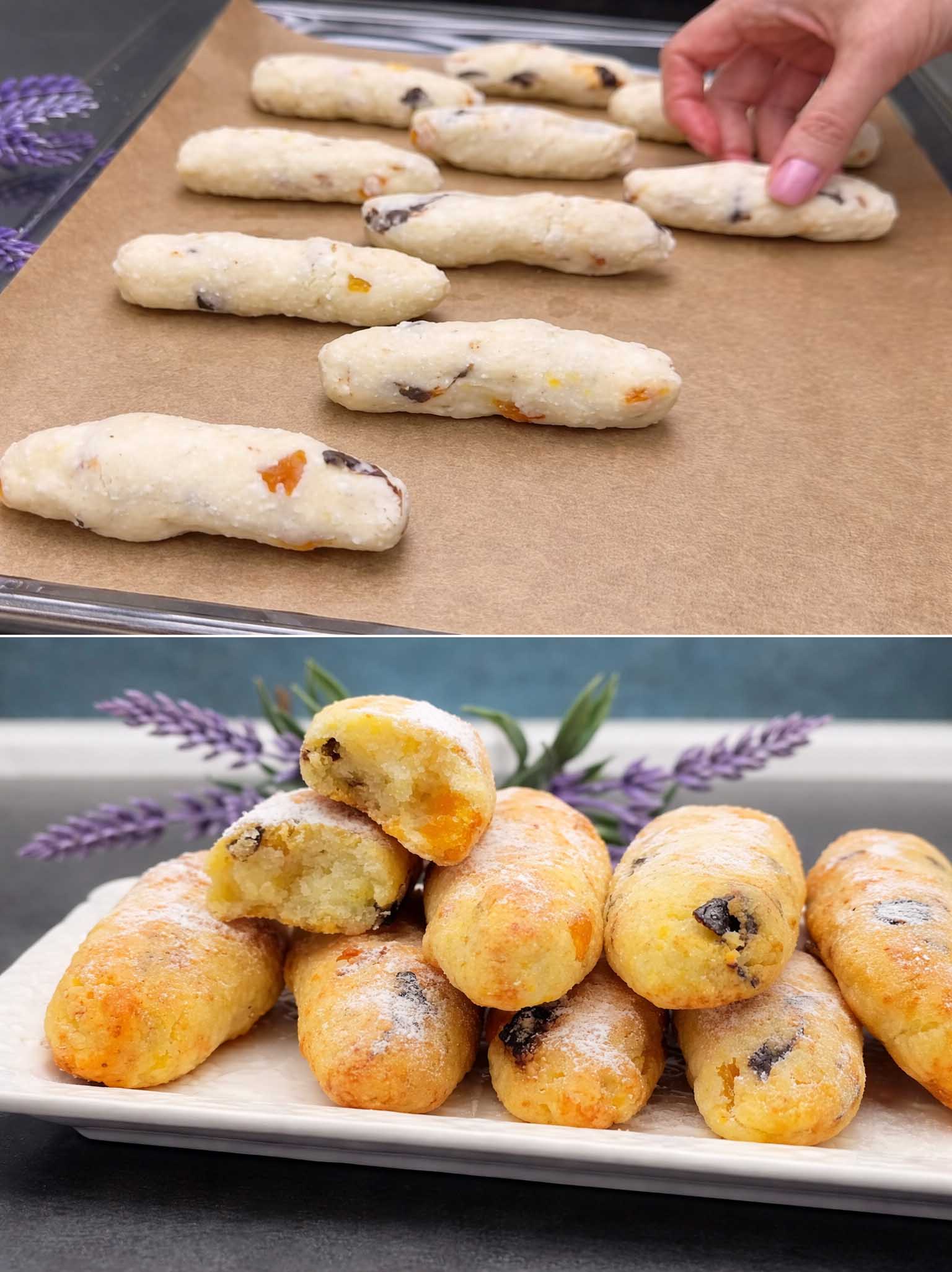 Biscotti alla ricotta e frutta secca