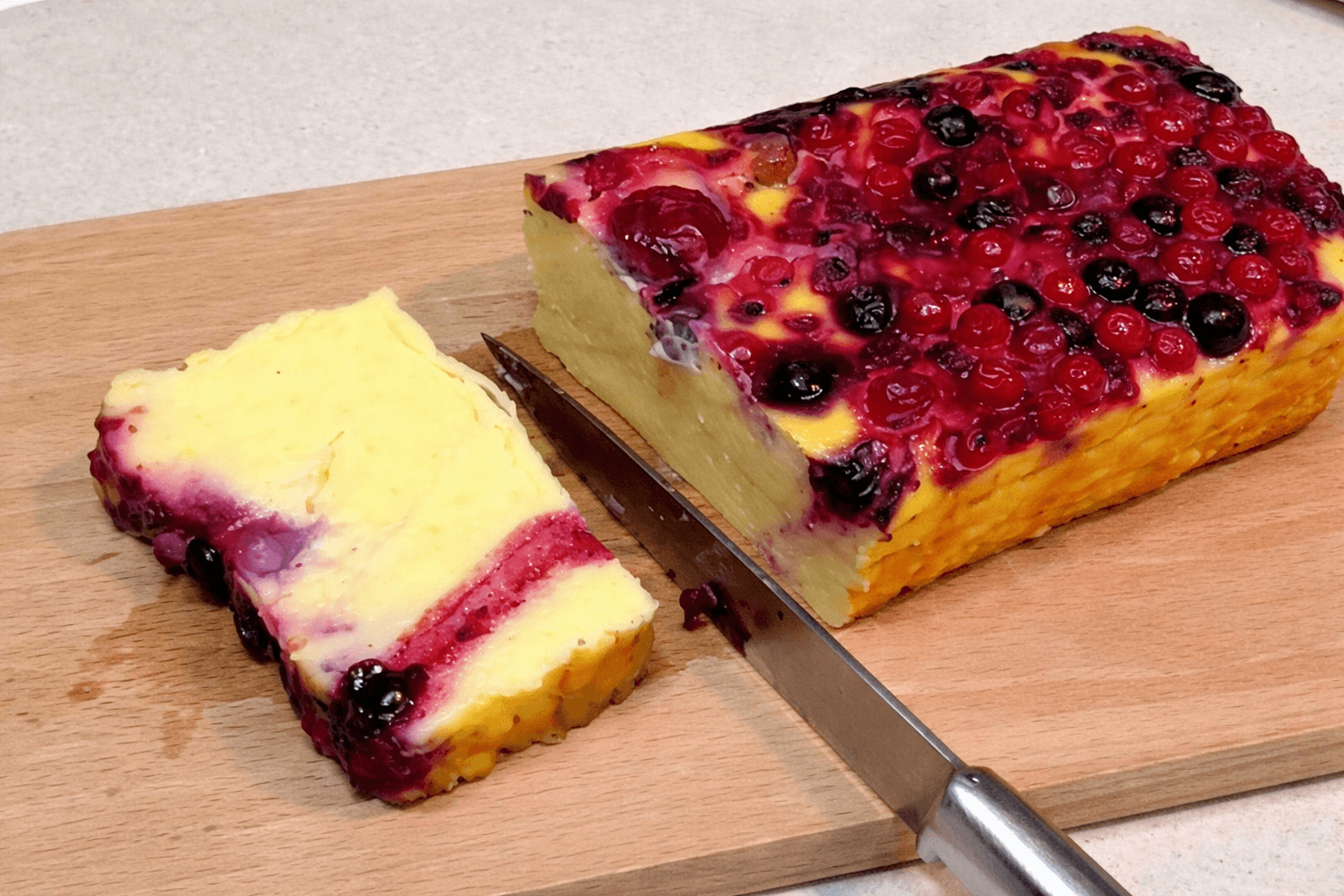 Cheesecake ai frutti di bosco