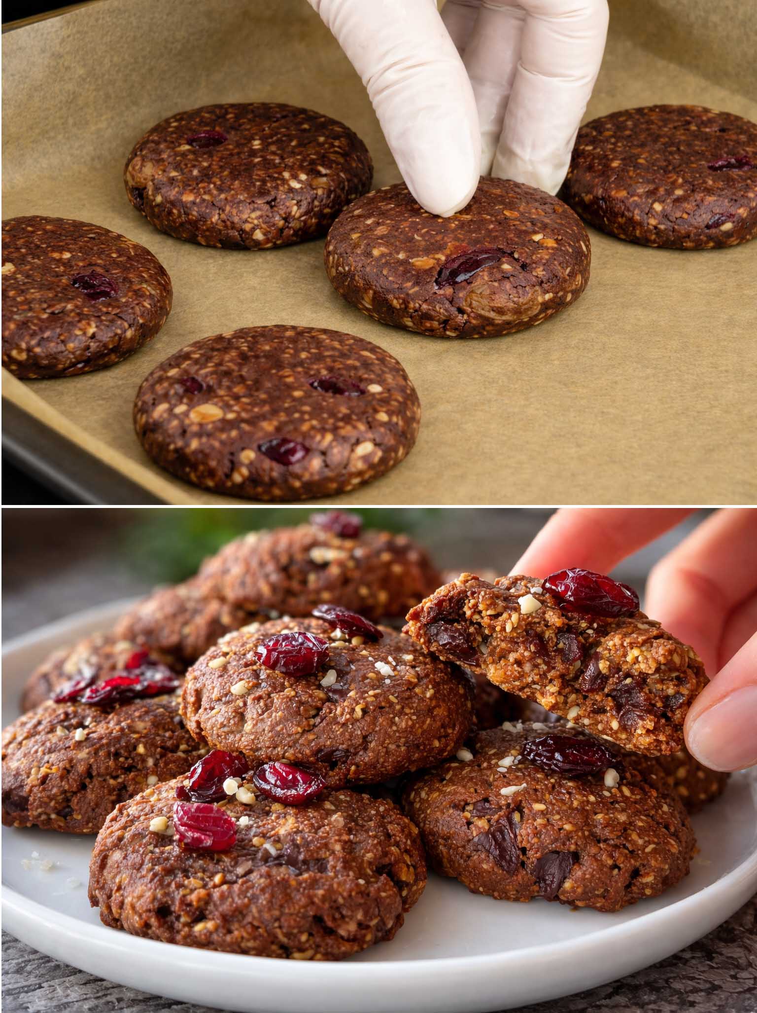 Biscotti di avena e cacao