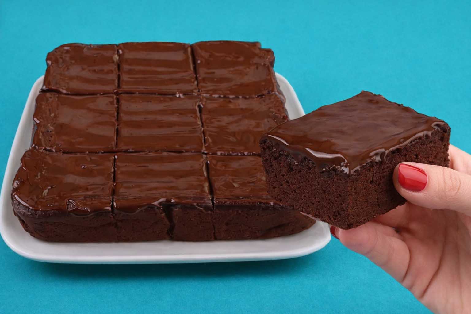 Brownies mela e cioccolato