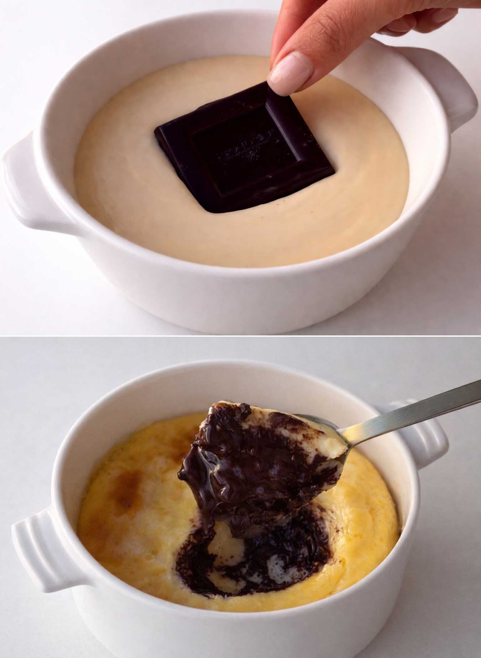 Cheesecake cuore caldo
