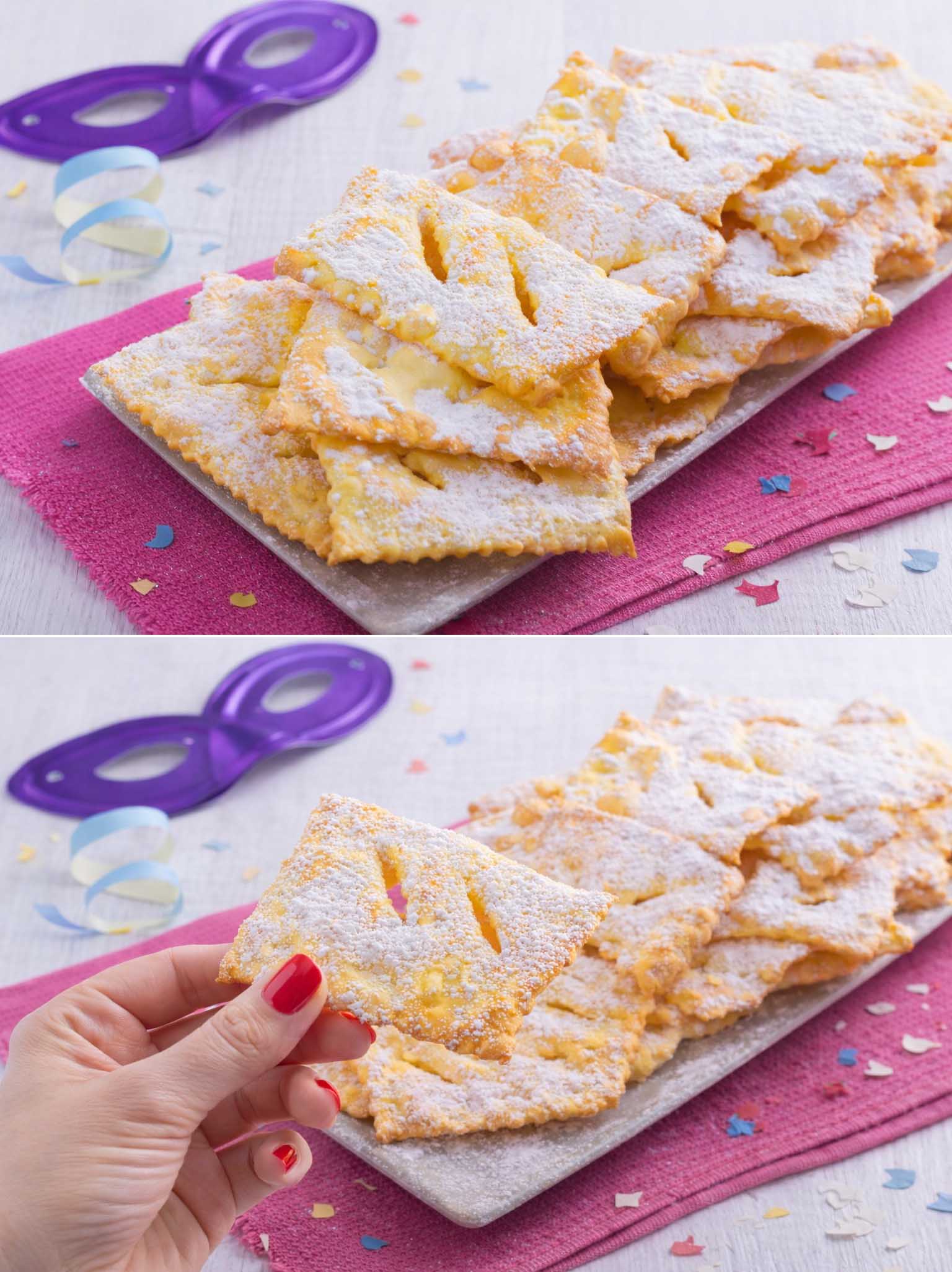 Chiacchiere al forno