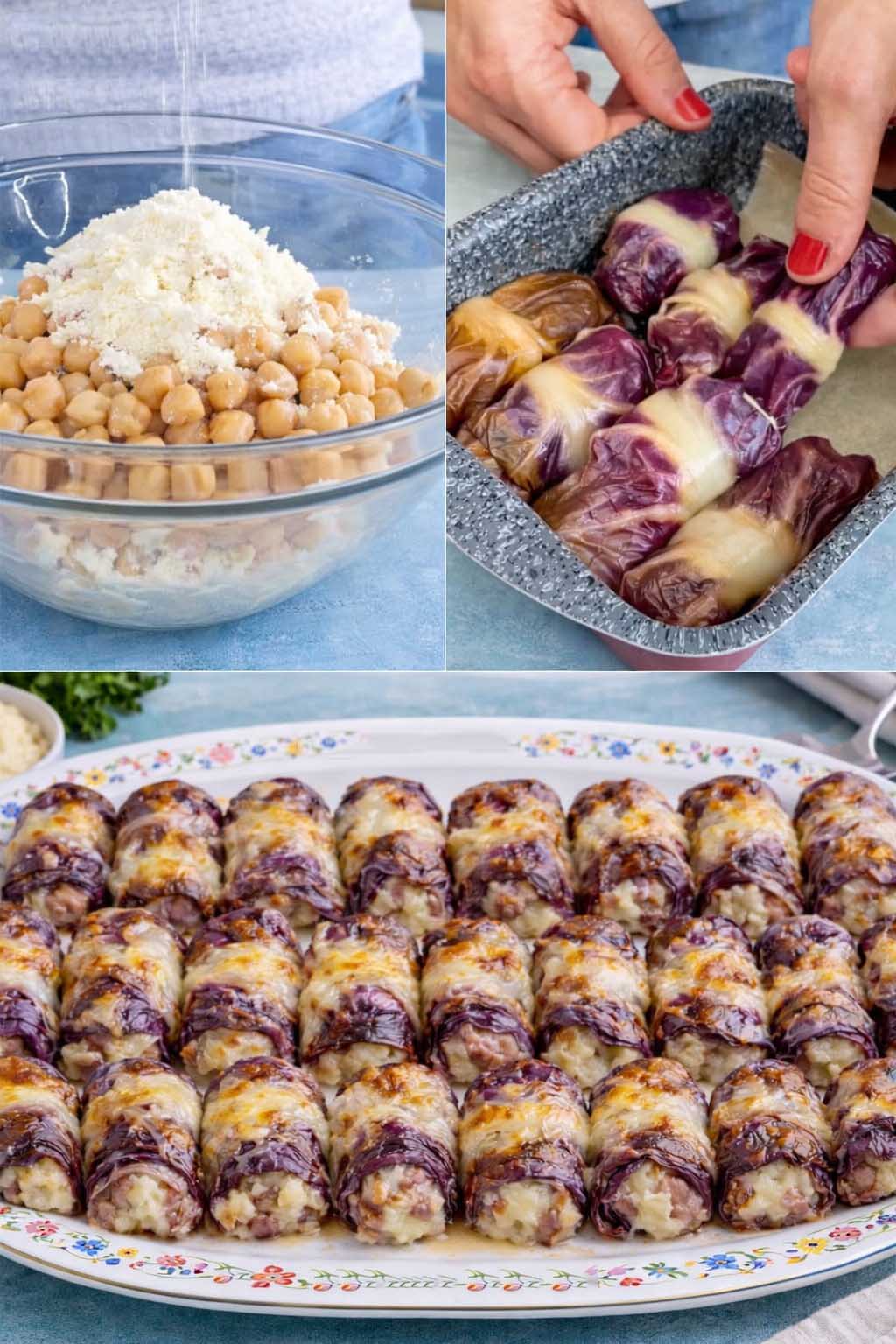 Involtini di radicchio