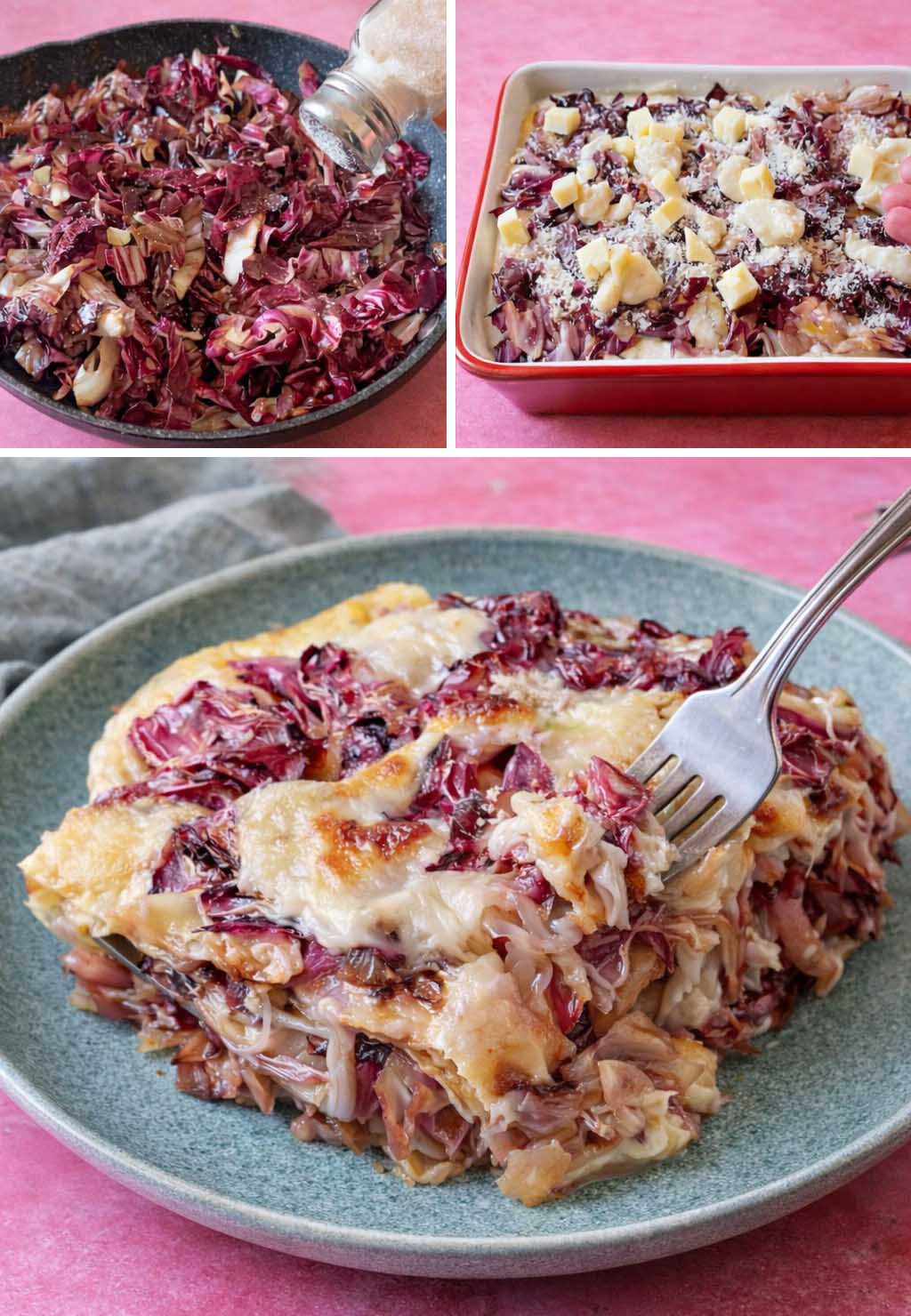 Lasagna al radicchio