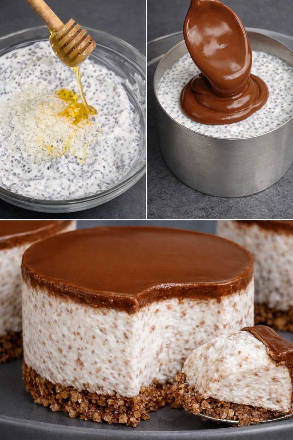 Mini cheesecake proteica