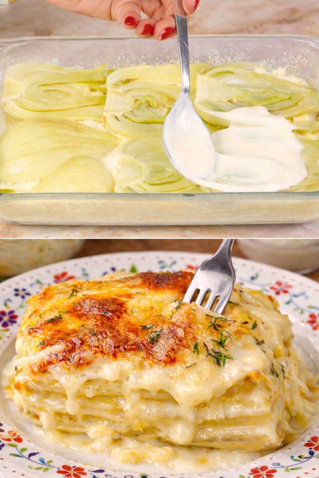 Sformato di finocchi