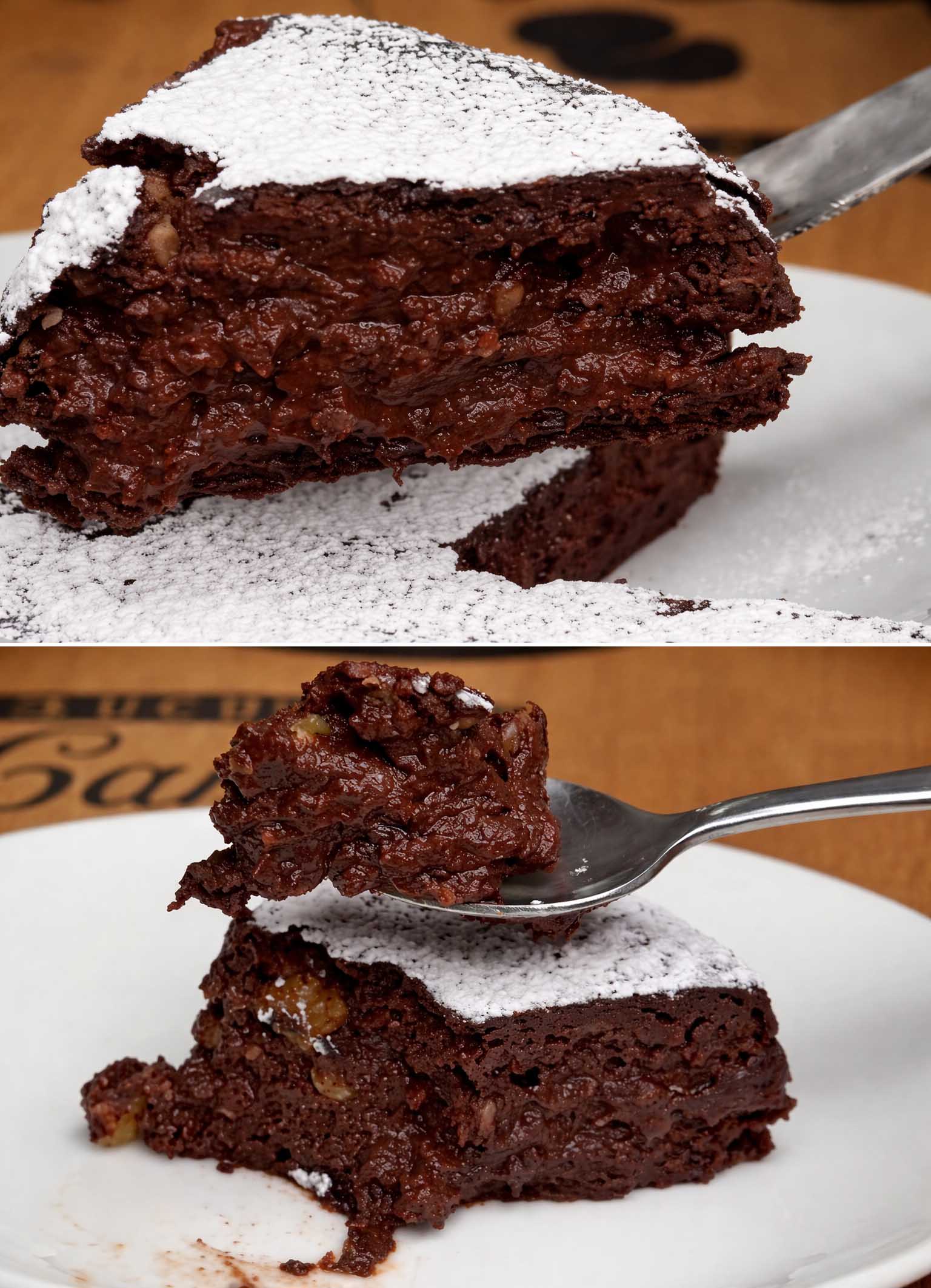 Torta banana e cioccolato