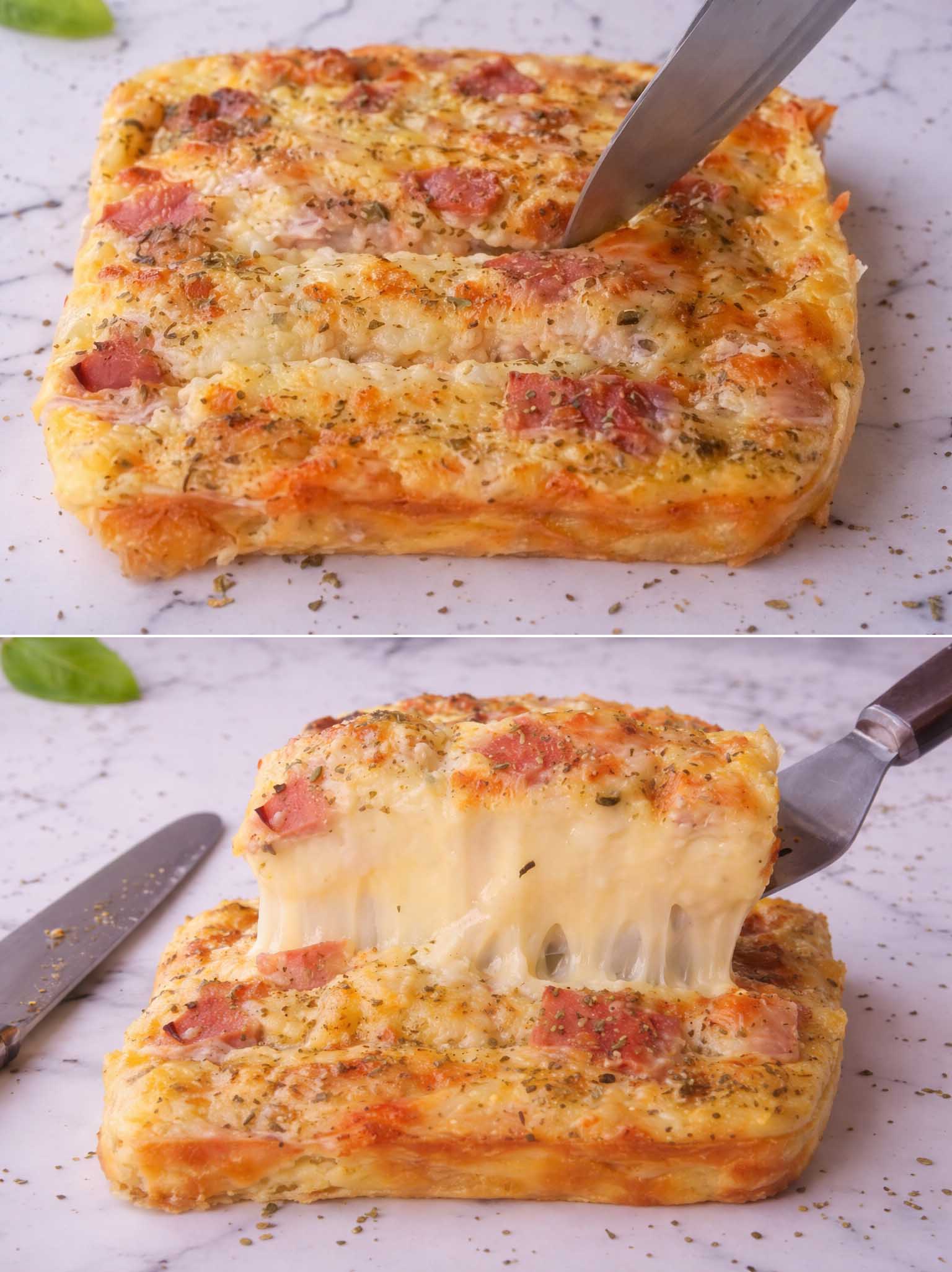 Uova e formaggio al forno