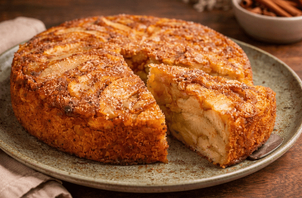 Torta di mele e mandorle