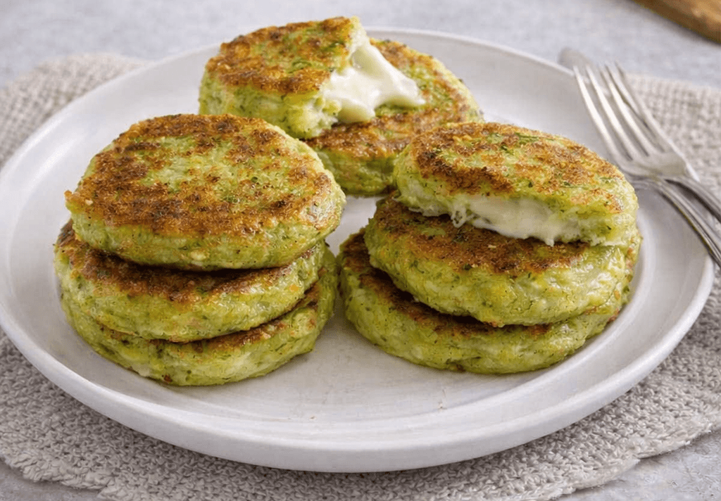Focaccine di broccoli e patate