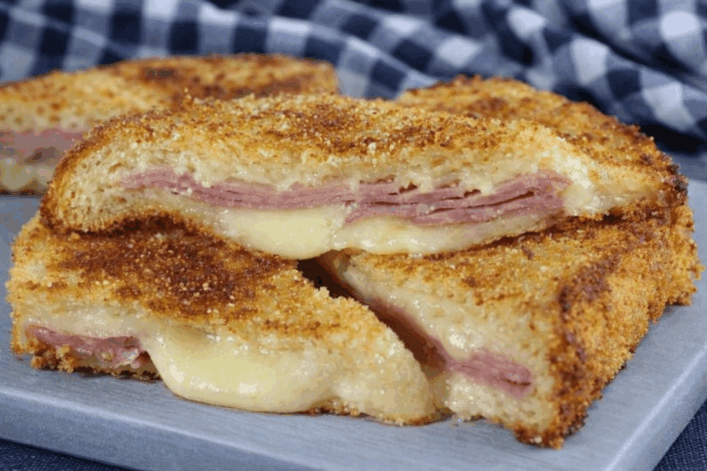 Schiaccio le patate, aggiungo prosciutto e formaggio e porto in tavola questo sformato filante che sembra quasi un toast: è una garanzia!