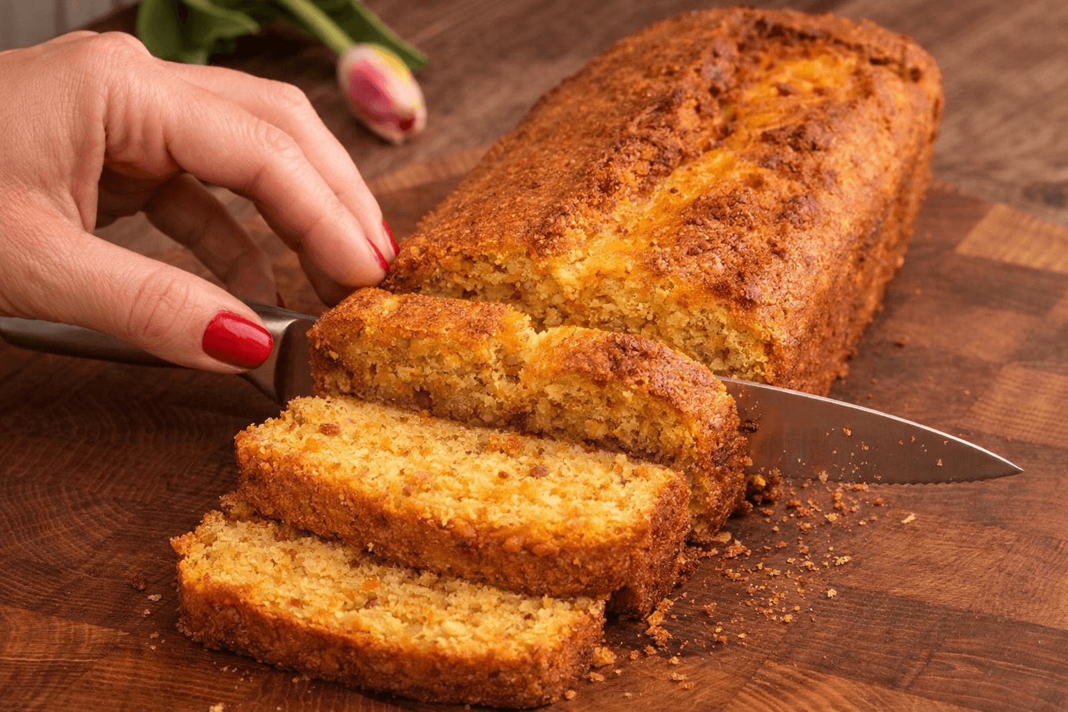 Plumcake di avena e arancia