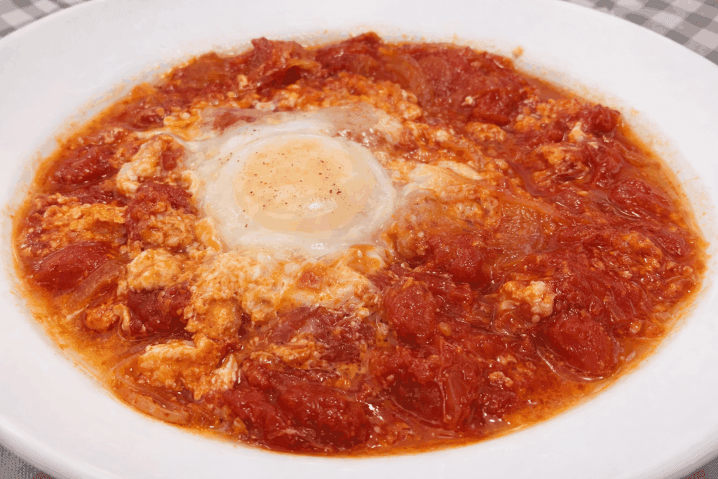 Quando non so cosa cucinare ma voglio qualcosa di sano e vero: uova al pomodoro, semplici e sazianti (e sì… ci faccio anche la scarpetta)