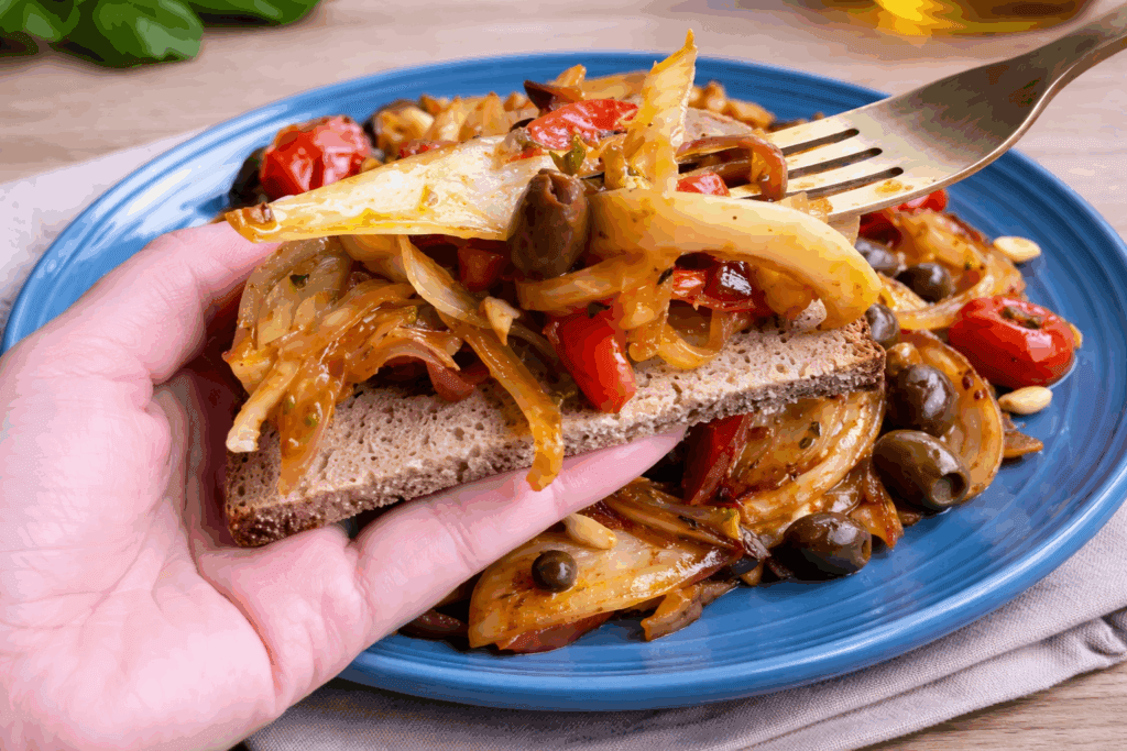 Non credevo potessero saziarmi così tanto e invece… finocchi alla mediterranea: fibre, grassi buoni e zero gonfiore con solo 220 Kcal!