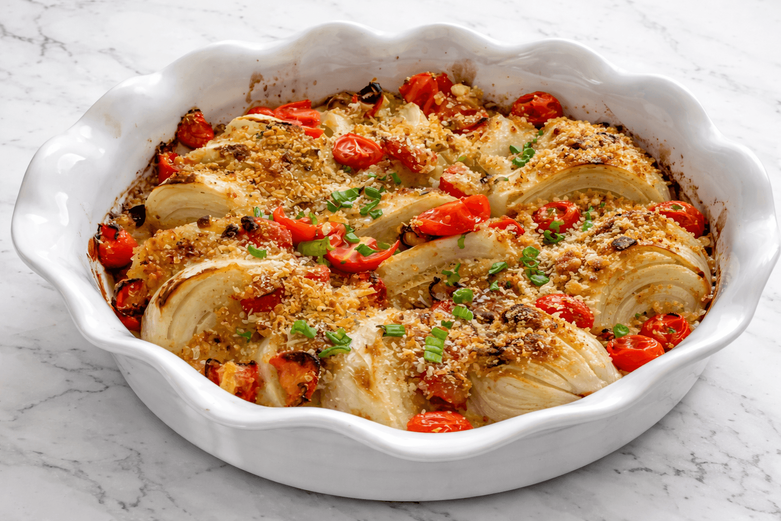 Finocchi gratinati