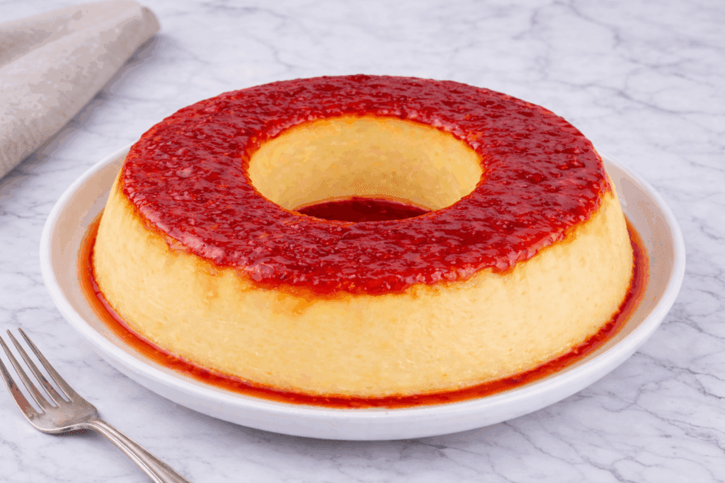 L’ho lasciato raffreddare tutta la notte e al mattino era perfetto: è il mio latte portoghese light, così cremoso che si scioglie in bocca!