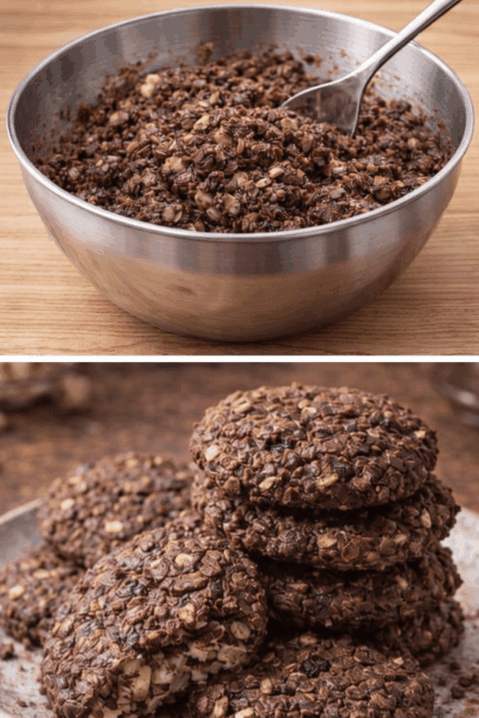 Biscotti di avena e cacao senza burro né farina super sazianti: pronti in 30 minuti e solo 95 kcal!