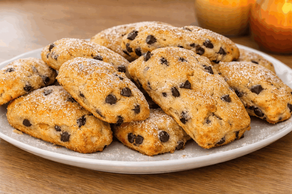 Impasto veloce, niente burro e un mix di uvetta e cioccolato che rende questi biscotti irresistibili soprattutto da inzuppare nel latte a colazione!