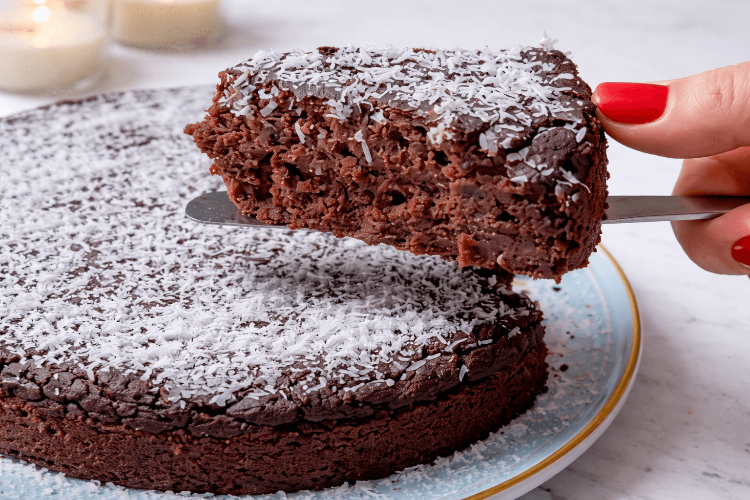 Torta di riso e cioccolato