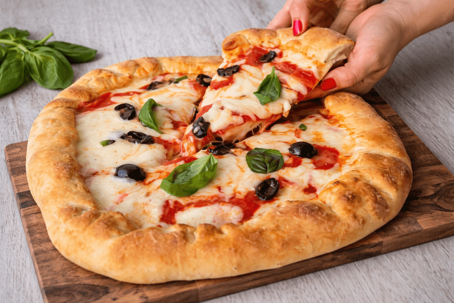 Pizza allo yogurt greco