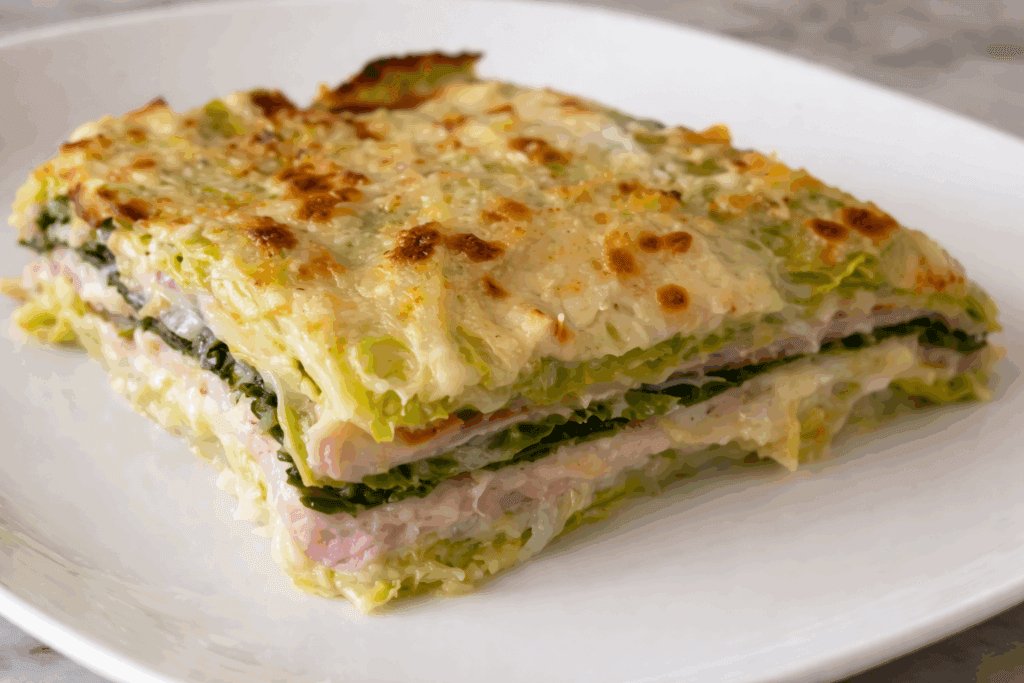 Altro che verza bollita: questo sformato di verza filante è la cena che mi salva sempre, è il modo più buono di mangiarla con solo 380 Kcal!