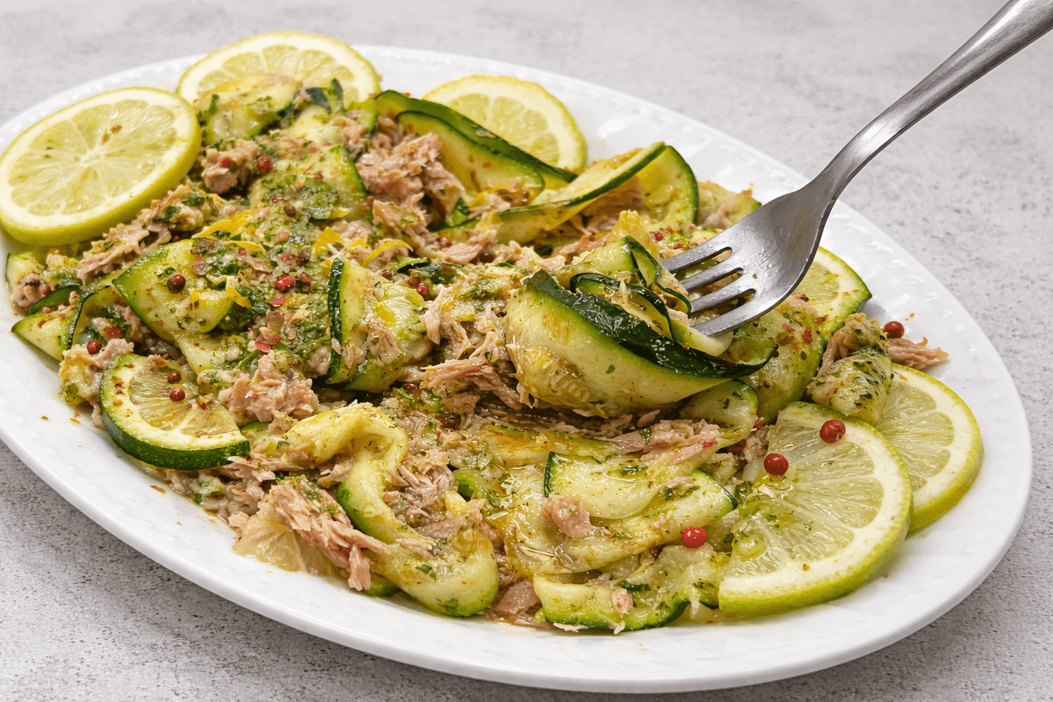 Insalata di zucchine grigliate