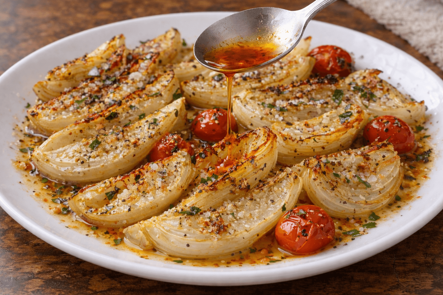 Finocchi con pomodorini in padella