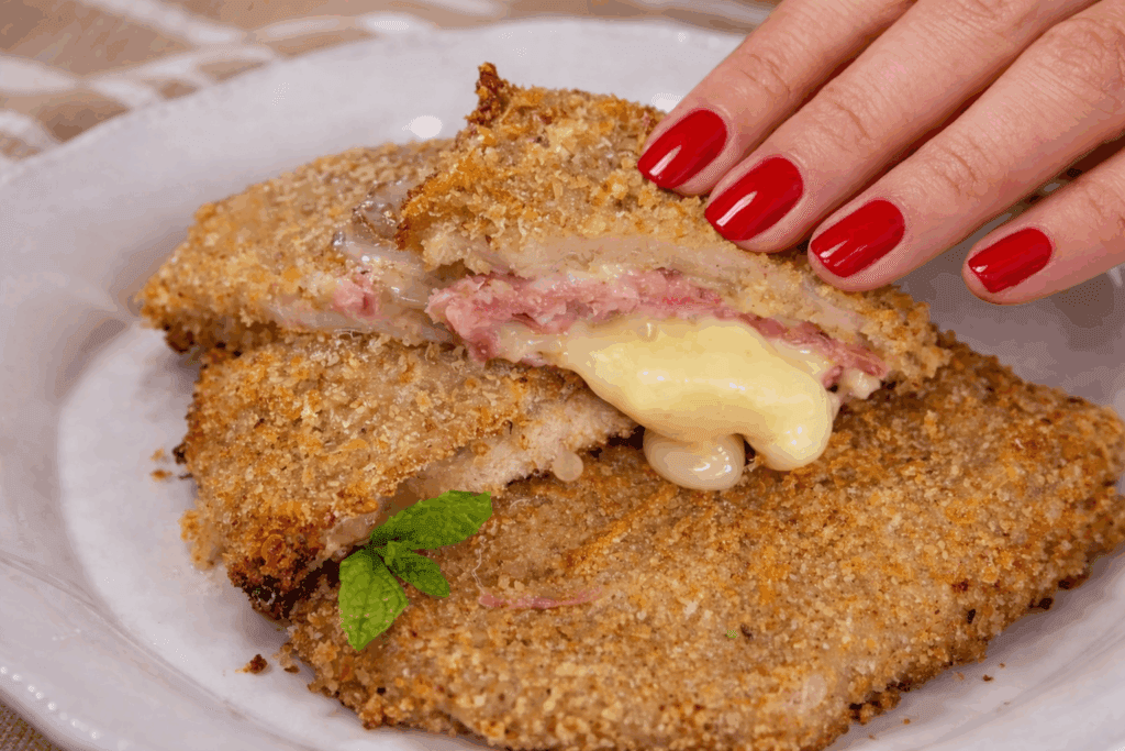 Mi andava qualcosa di filante e saporito ma senza frittura, così ho preparato questi cordon bleu al forno veloci veloci: sono stati un successone!