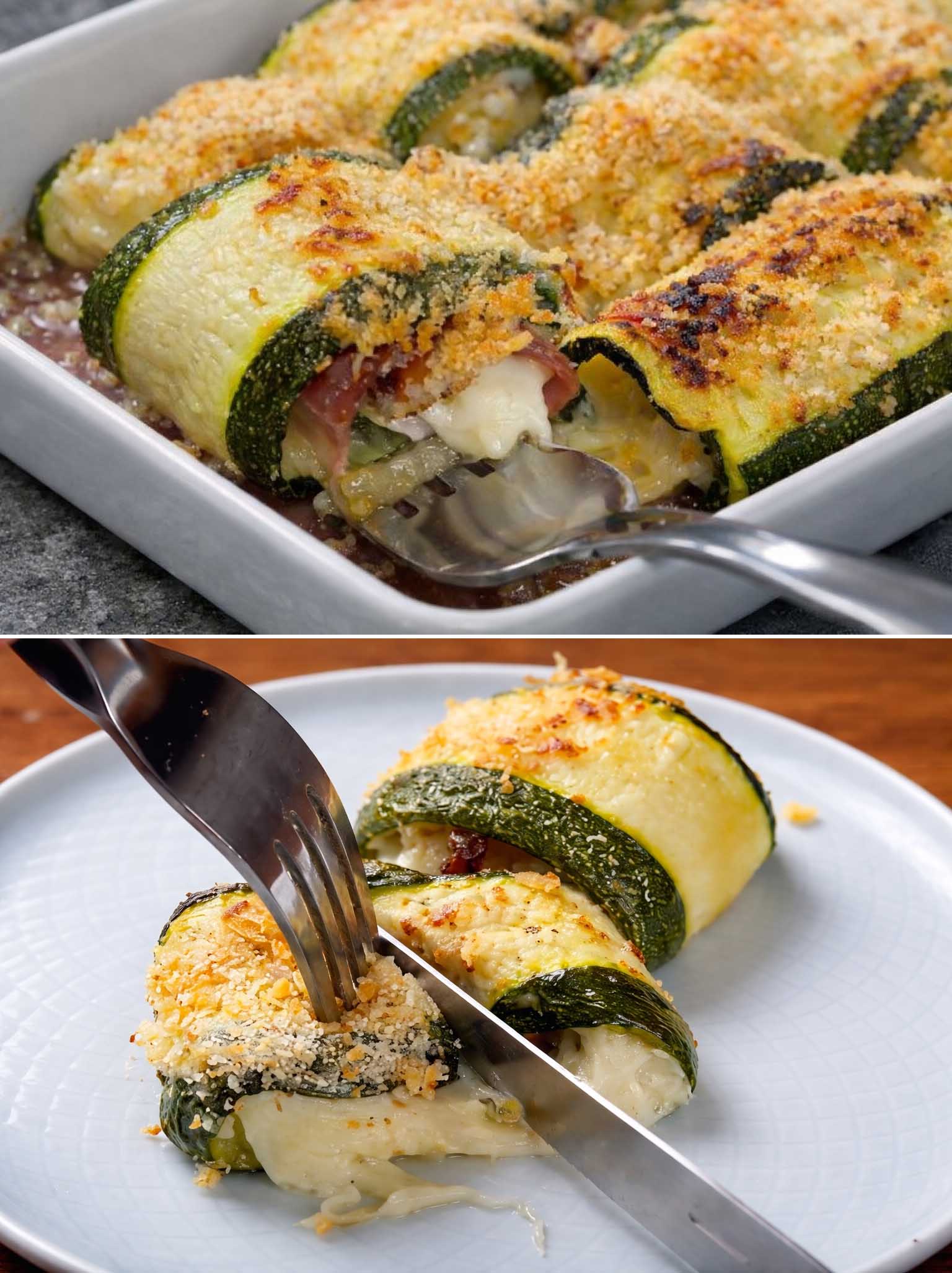 Involtini di zucchine